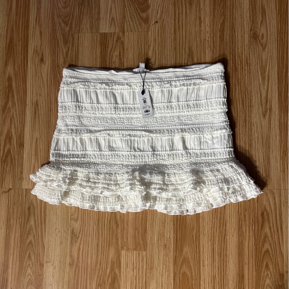 White Lace Mini Skort
